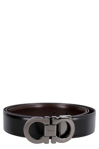 Ferragamo Reversible Leather Belt - Ferragamo - Modalova