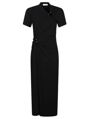 Short Sleeve Long Dress - Paco Rabanne - Modalova