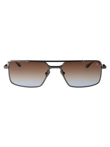 V - Sei Sunglasses - Valentino Eyewear - Modalova