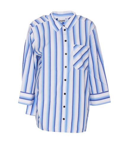 Ganni Striped Shirt - Ganni - Modalova