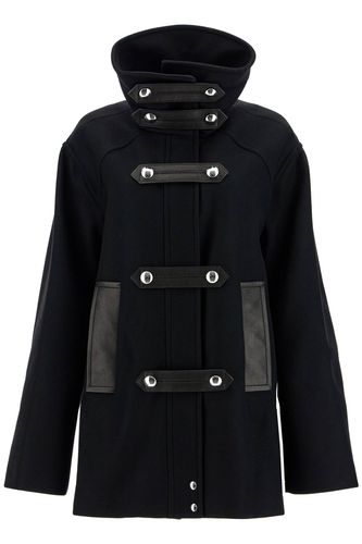 Khaite Wool And Leather Melbo Coat - Khaite - Modalova