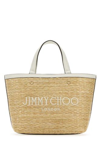 Beige Raffia Mini Marli Handbag - Jimmy Choo - Modalova