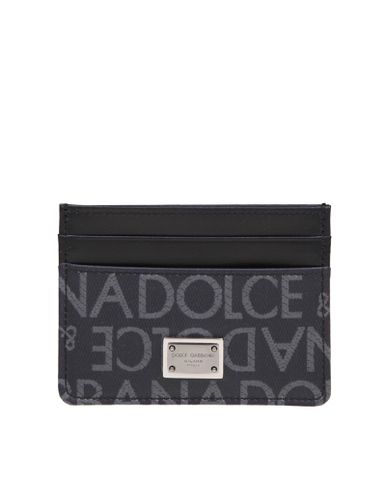 Credit Card Holder With Logo - Dolce & Gabbana - Modalova