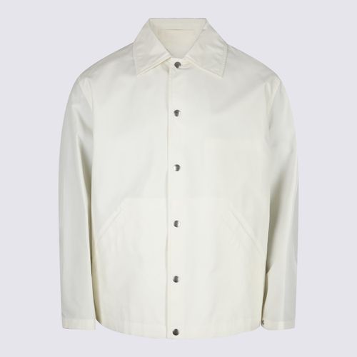 White Cotton Casual Jacket - Jil Sander - Modalova