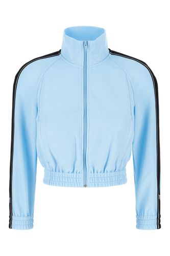 Light Blue Polyester Sweatshirt - T by Alexander Wang - Modalova