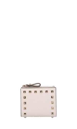 Stud Detail Bi Fold Wallet - Valentino Garavani - Modalova