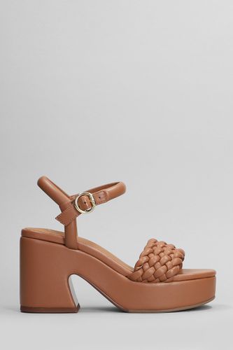 Oak Sandals In Leather Color Leather - Ash - Modalova