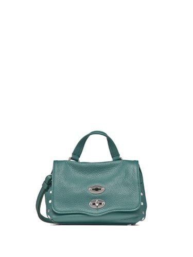 Postina Daily Green Leather Bag - Zanellato - Modalova