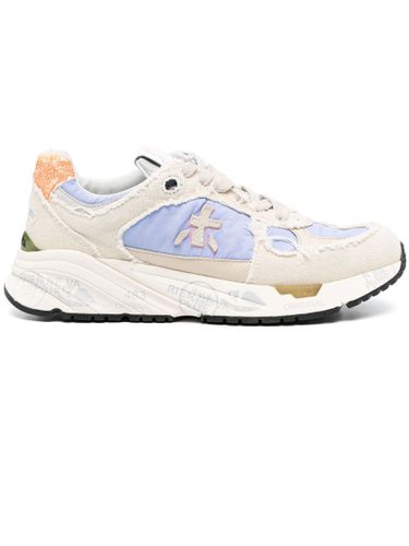 Premiata Beige Denim Sneakers - Premiata - Modalova