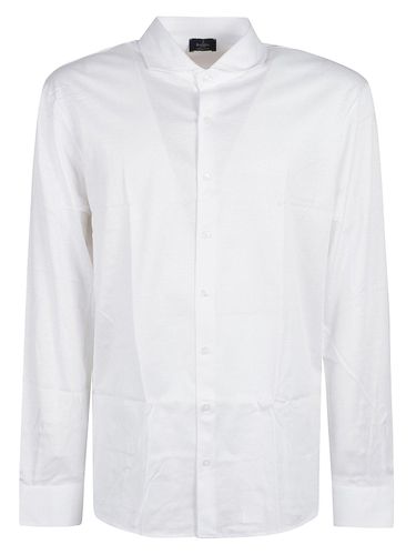 Straight Hem Buttoned Shirt - Barba Napoli - Modalova