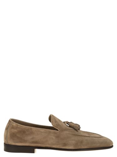 Suede Moccasins With Tassels - Brunello Cucinelli - Modalova