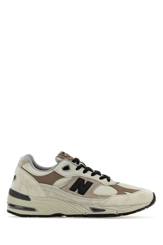Multicolor Leather And Fabric Made In Usa 991 Sneakers - New Balance - Modalova