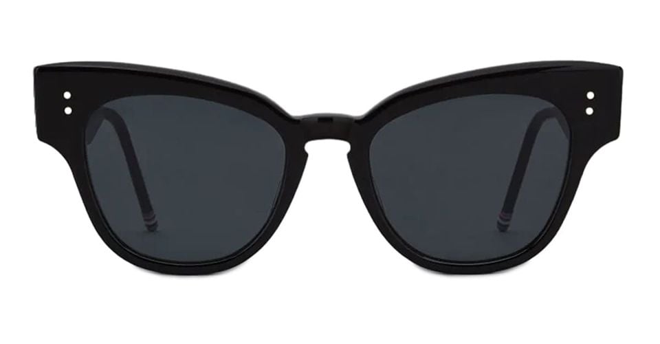 Cateye - Shiny Black Sunglasses - Thom Browne - Modalova