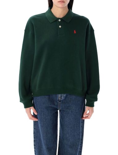 Polo-collar Fleece Pullover - Polo Ralph Lauren - Modalova