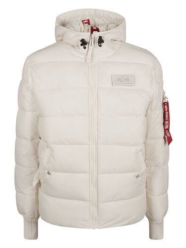 Logo Patch Padded Jacket - Alpha Industries - Modalova