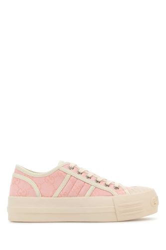 Gucci Pink Canvas Sneakers - Gucci - Modalova