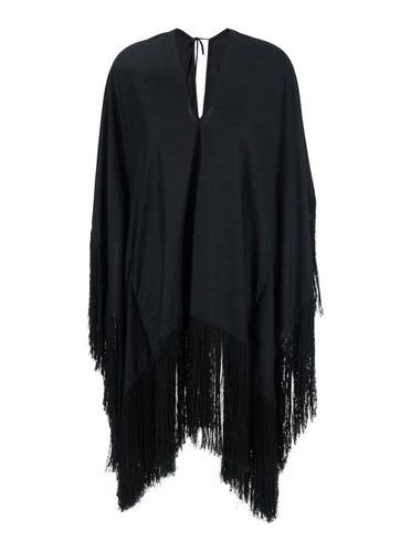 Kaftan With V Neck And Scarf Detail In Viscose Blend Woman - Taller Marmo - Modalova