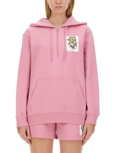 Moschino Sweatshirt With Logo Print - Moschino - Modalova