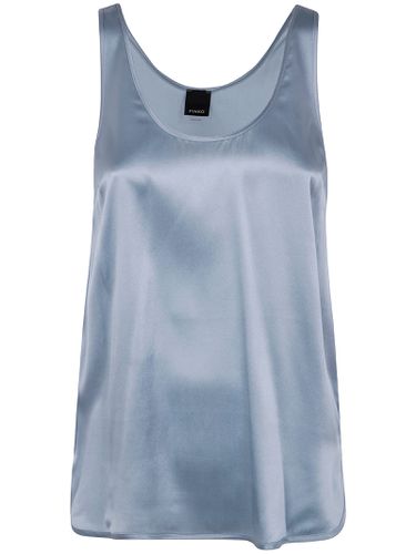 Pinko Crazy Satin Silk Tank Top - Pinko - Modalova