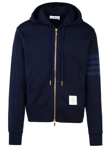 Bar Cotton Hoodie - Thom Browne - Modalova