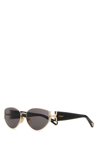 Chloé Black Acetate Sunglasses - Chloé - Modalova