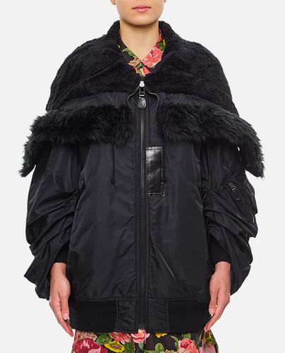 Fold Down Collar Puffer Jacket - Junya Watanabe - Modalova