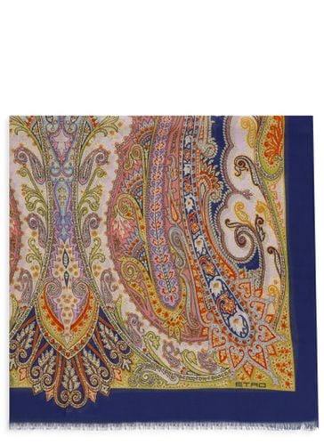 Etro Scarfs Blue - Etro - Modalova