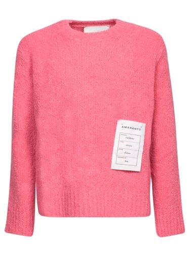 Amaranto Teddy Fuchsia Sweater - Amaranto - Modalova