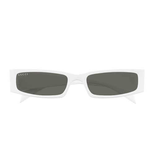 Gucci Gg1778s Linea Fashion 002 White Grey Sunglasses - Gucci Eyewear - Modalova