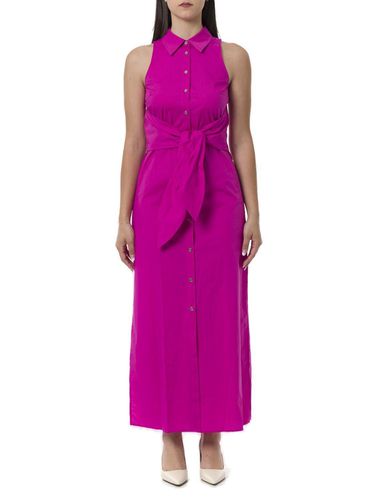 Tied Waist Poplin Midi Dress - MICHAEL Michael Kors - Modalova