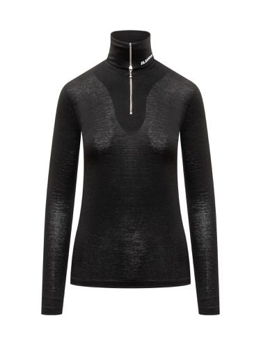 Black Polyester Blend Top - Jil Sander - Modalova