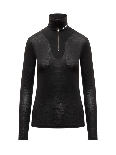 Black Polyester Blend Top - Jil Sander - Modalova