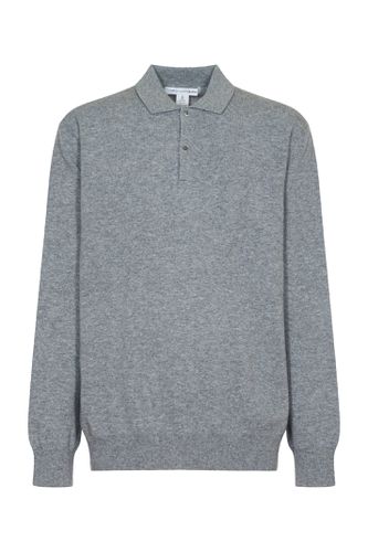 Rib Trim Plain Polo Sweater - Comme des Garçons - Modalova