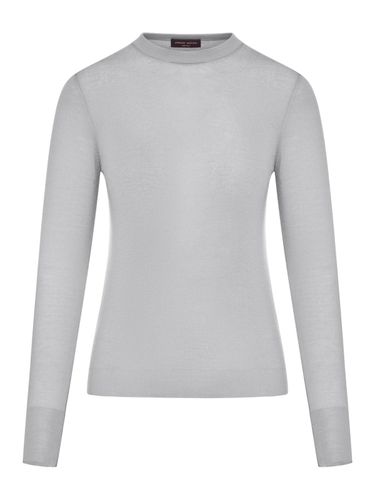 Crewneck Knit Sweater - Roberto Collina - Modalova