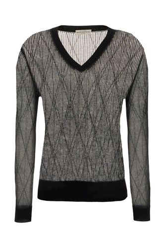 Ballantyne Black Mesh Sweater - Ballantyne - Modalova