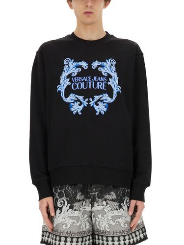 Sweatshirt With Logo - Versace Jeans Couture - Modalova