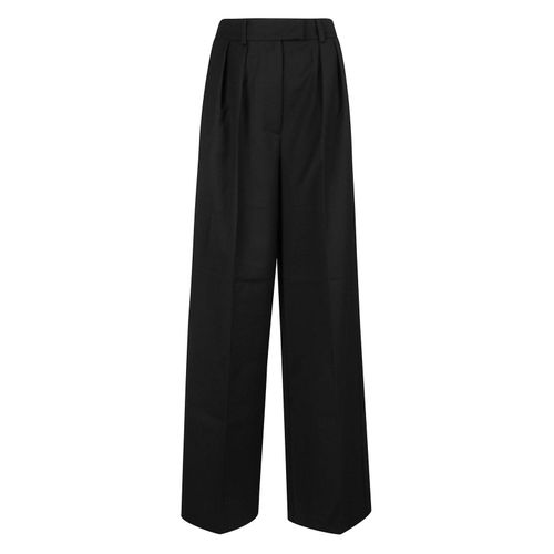 Lou Pleated Wide-leg Trousers - Anine Bing - Modalova