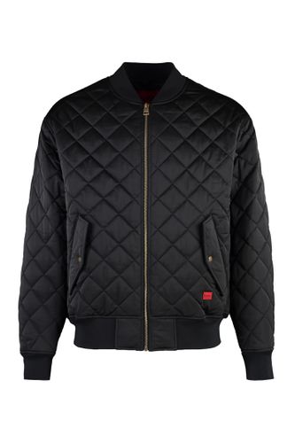 Bomber Jacket In Technical Fabric - Hugo Boss - Modalova