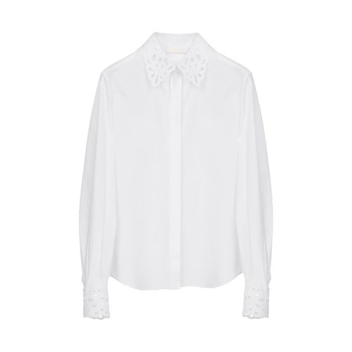 Chloé Cotton Embroidered Shirt - Chloé - Modalova