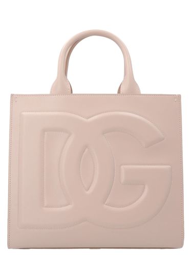 Dg Daily Leather Tote Bag - Dolce & Gabbana - Modalova