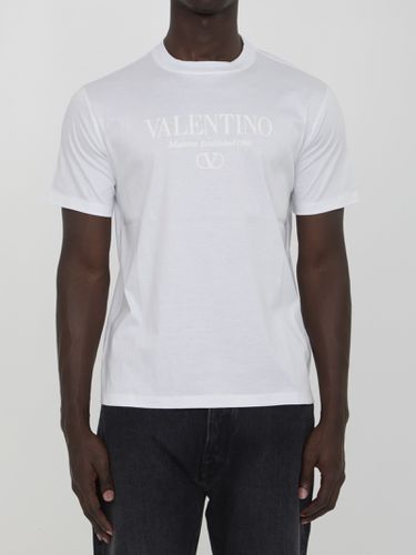 T-shirt With Valentino Print - Valentino Garavani - Modalova