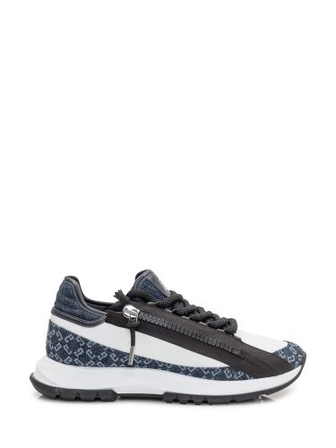 Two-tone Denim And Synthetic Leather Spectre Sneakers - Givenchy - Modalova