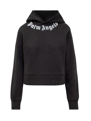 Palm Angels Cotton Hoodie - Palm Angels - Modalova