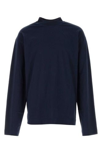 Blue Cotton Oversize Heger T-shirt - Dries Van Noten - Modalova