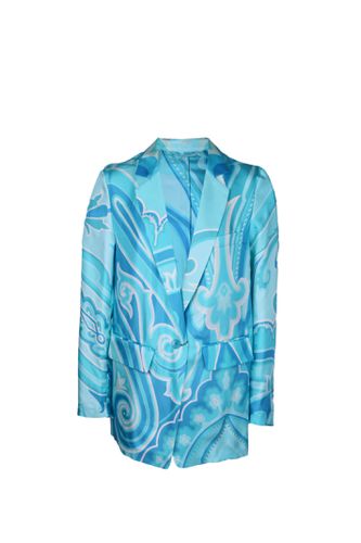 Etro Printed Silk Blazer - Etro - Modalova