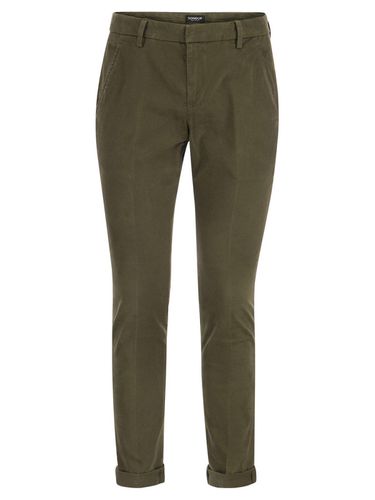 Mid-rise Straight Leg Trousers - Dondup - Modalova