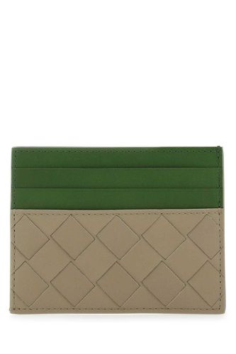 Woven Leather Card Holder - Bottega Veneta - Modalova