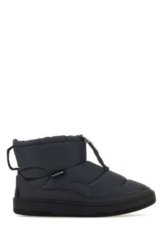 Graphite Fabric Curb Snow Ankle Boots - Lanvin - Modalova