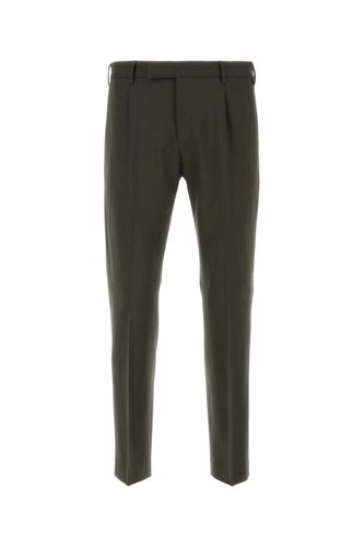 PT Torino Brown Stretch Wool Pant - PT Torino - Modalova