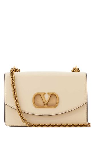 Ivory Leather Vain Shoulder Bag - Valentino Garavani - Modalova